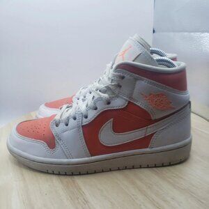 Nike Air Jordan Womens Air Jordan 1 Mid SE 'Bright Citrus' CZ0774-800 Womens 6.5
